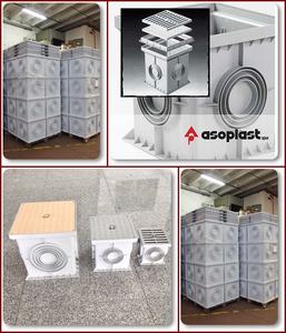 Caja de Conexión y Inspección de Drenaje Technodrain PP de Polipropileno 200x200mm con Múltiples Salidas para Exteriores - Product Image 2