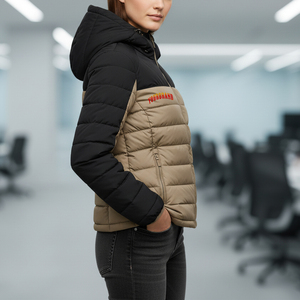 Chaqueta de Invierno Acolchada para Mujer, con Capucha, Impermeable, Informal, Transpirable, con Relleno de Algodón, Precios de Fábrica - Product Image 6