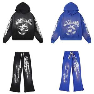 Chándal Deportivo de Entrenamiento para Hombre, Ajuste Cómodo, Logotipo Personalizado Impreso, Peso Pesado, Deportes de Invierno, Entrenamiento Personalizado, Ecológico - Product Image 2