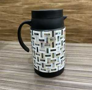 Dallah กากาแฟอาหรับทำด้วยมือประกายมุกเรืองแสงฝังสำเนียงแม่ของไข่มุก - Product Image 2