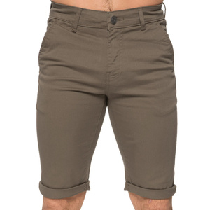 Pantalones cortos de algodón para hombre, ajustados, elásticos, informales, para playa, de verano, personaliza tu propio logotipo, pantalones cortos informales, 2017 - Product Image 1