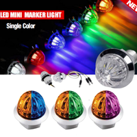Feu de position latéral LED bicolore 12-24V étanche IP67K, petit modèle type pastèque, garantie 2 ans pour la rénovation/amélioration des camions et remorques