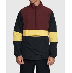 Vestes imperméables à fermeture éclair en polyester et nylon avec logo personnalisé, veste de sport de plein air, veste de course à pied pour hommes, veste coupe-vent à capuche - Product Image 6