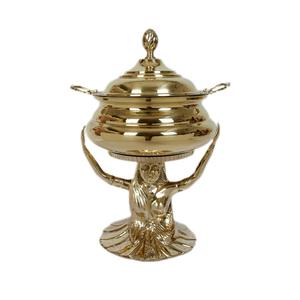 <b>Royal</b> Wedding Party <b>Catering</b> Service Equipment Dish Top Trending Nickel Finishing Food Warmer Chafing Dish - Product Image 3