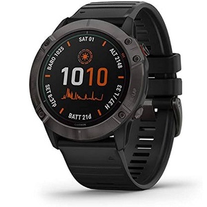 นาฬิกา Garmin Fenix 6X 6S Pro Solar Edition Sapphire รุ่นใหม่ ของแท้ สำหรับกีฬาหลากหลายประเภท พร้อม GPS สีดำ - Product Image 1