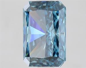 Diamante Cultivado en Laboratorio, Corte Radiante, 2.01 ct, Azul Intenso, VVS2 - Product Image 2