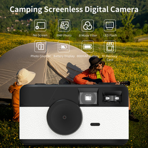 Retro Screenless <strong>Digital</strong> <strong>Camera</strong> Screen-free 8 Mode Filters Without Screen 8MP Photo With Photo Counter LED Flash Camping <strong>Camera</strong> - Product Image 2