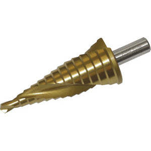 8910GME Straight Shank <b>Step</b> Spiral Cutters for Sheet Metal - Product Image 1