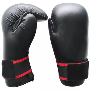 Gants semi-contact en cuir PU de conception de main ouverte pour la formation d'arts martiaux pour la boxe de karaté et le combat de Taekwondo OEM 2025 - Product Image 4