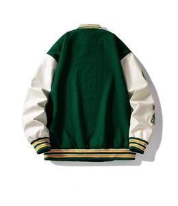 ชุดเบสบอล2022ใส่ได้ทั้งชายและหญิงเสื้อแจ็กเก็ตกางเกงสั้นผ้าขนแกะคุณภาพสูงสำหรับฤดูใบไม้ผลิฤดูหนาว - Product Image 2