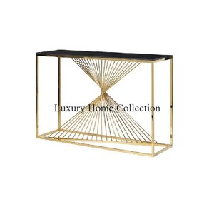 Meubles créatifs de fantaisie décoratifs luxueux de couleur d'or de Table de côté et de Console en métal pour l'utilisation à la maison d'hôtel et de restaurant - Product Image 6