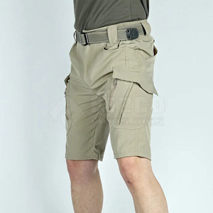 Pantalones Cortos Cargo Casuales para Hombre Hechos en Pakistán, Hechos a Medida, de Color Sólido, de Algodón de Alta Calidad, de Secado Rápido, Transpirables, con Cintura Elástica - Product Image 4