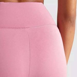 Fabricante de ropa activa profesional Venta caliente Fitness Cintura alta Ropa de mujer Leggings de yoga 100% Algodón con bolsillo lateral - Product Image 6