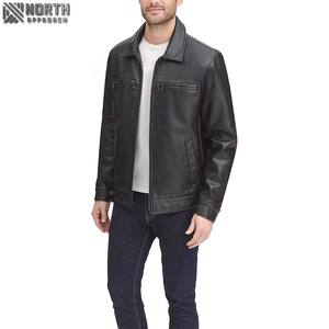 Unisex Fashion <b>Genuine</b> Leather Camouflage Jacket Wholesale Price Plain Dyed for Winter Luxury Front Logo - Product Image 5