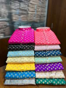 Modern Vintage Slim Fit <b>Kurta</b> <b>Pajama</b> <b>for</b> <b>Men</b> Stylish Ethnic Designer Outfit <b>for</b> Parties Celebrations Indian Pakistani Style - Product Image 5