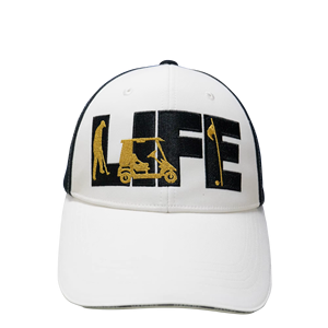 หมวกเบสบอลกอล์ฟผ้าสแปนเด็กซ์โพลีเอสเตอร์100% ระบายอากาศได้ดีน้ำหนักเบาสไตล์สปอร์ตพร้อมคุณสมบัติป้องกันรอยยับ - Product Image 1