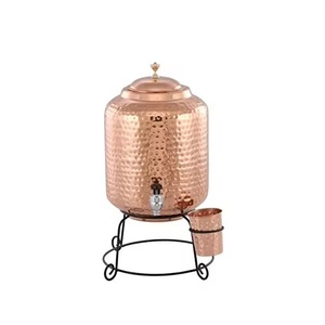 Olla de tanque de agua de cobre ecológica para uso diario y beneficios de bienestar - Product Image 3