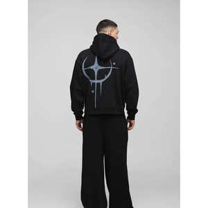 Sudadera con Capucha de Estilo Y2K para Hombre, Corte Regular, Precio Económico, Algodón de Primera Calidad, Ropa Urbana, Sudadera con Capucha para Hombre - Product Image 5