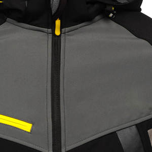 Men's High Street O-Neck Softshell <b>Jacket</b> Breathable Eco-Friendly Quick Dry Wool Winter Varsity Letterman <b>Patchwork</b> Windproof - Product Image 4