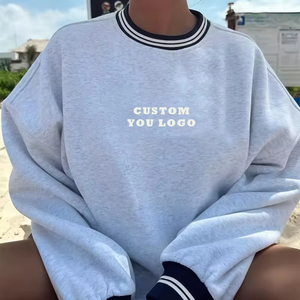 Fashion Oversized Long Sweatshirt Soft Fleece Warm Cozy Winter Casual Streetwear Relaxed Fit Trending Daily Wear Women <b>Top</b> - Product Image 2