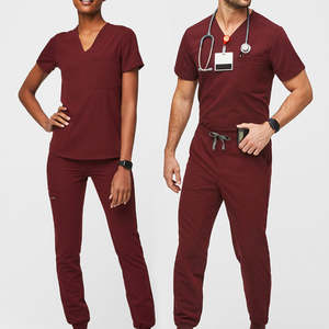 Holesale-Conjunto de traje de enfermera, uniforme de hospital, uniforme médico tipo Jogger - Product Image 1