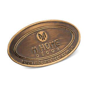 Etiquetas con Logotipo Personalizado, Soporte OEM, Venta al Por Mayor, Placas de Identificación en Latón Antiguo 3A Vietnam FL-02, Duraderas para Muebles, Uso Decorativo - Product Image 4