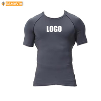 High Street Men's Fashion Conjunto de 2 piezas Tela personalizada 100% Algodón Sólido samavia Conjuntos de camisetas para hombres con impresión digital a bajo precio