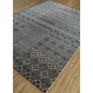 Tapis Manchaha 9x12 noué à la main en laine et soie de bambou, motif géométrique, épaisseur 10 mm, pour salon et couloir, Le-73 - Product Image 2