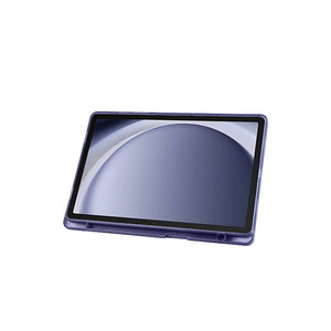 Étui intelligent Netzy Red pour Galaxy Tab A9 11 pouces, support pliable à trois volets avec compartiment pour stylet, matériau PC - Product Image 3