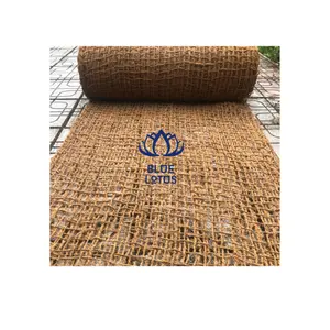 環境にやさしいジオテキスタイルココナッツネット手織りファイバーコイアネット高品質ブルーロータスから輸出可能