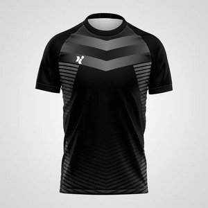Maillot de football imprimé pour hommes et femmes T-shirt de tennis simple fitness vêtements d'entraînement de badminton de tennis de table à manches courtes - Product Image 6