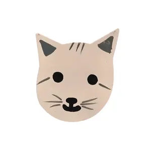 MUGHALCRAFTS moderno hecho a mano resina melocotón madera gato puerta perilla cocina dormitorio gimnasio armarios sala de estar baño uso doméstico - Product Image 2
