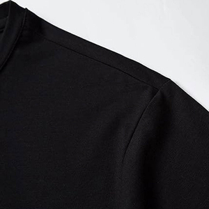 T-shirt à manches courtes noir pour homme INDEX APPAREL, motif oiseau en strass, col rond, coupe décontractée, jersey en coton - Product Image 6