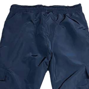 Pantalon coupe-vent en nylon pour homme, pantalon de survêtement léger, poches zippées, style cargo, fermeture éclair à la cheville, vêtements de sport, streetwear - Product Image 4