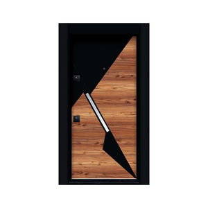 Designer Wooden Front <b>Door</b> Modern Style With Decorative Panels For Home And Commercial Use - Product Image 4