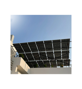 Paneles Solares Bifaciales de Montaje en Suelo de 600 Vatios, Módulo con Lámina Trasera Transparente y Marco Resistente a la Corrosión - Product Image 2