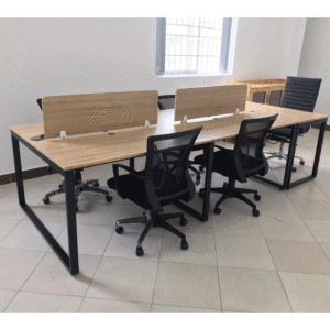 Mesa Rectangular para 4 Personas, 120x240cm, Estilo Minimalista, Diseño en Madera Contrachapada, Modelo HBRT055 - Product Image 6