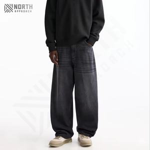 Factory Direct Sale OEM Mid Waist Lightweight Straight <b>Loose</b> Fit Women Denim Jeans Unisex Casual Jeans - Product Image 1