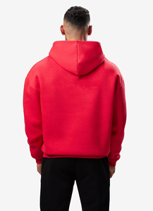 Venta al por mayor personalizado Color rojo térmico Sudadera con capucha para los hombres de alta calidad de la gota del hombro transpirable hombres sudaderas con capucha Sudadera con capucha - Product Image 2