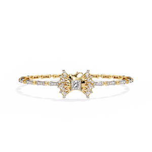 Pulsera de Diamantes Cultivados en Laboratorio de Oro de 18K, Hermosas Pulseras y Brazaletes de Diamantes - Product Image 4