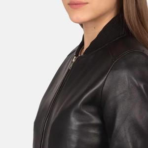 Vente en gros de vestes pour femmes vêtements de mode vestes en cuir véritable pour femmes vente chaude cuir élégant - Product Image 5