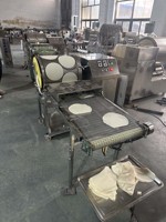 Machine automatique à fabriquer des feuilles de pâte à rouleaux de printemps, à crêpes rectangulaires, à lumpia, à crêpes de teff, à injera, à rouleaux de printemps, à double rangée, à gaz