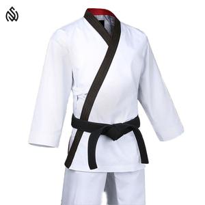 Uniforme de karaté du meilleur fournisseur Couleur solide Quantité en vrac Extensible Respirant Jiu Jitsu Kimono Caractéristique Logo avant Personnalisé - Product Image 3