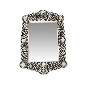 Unique Design bone inlay wall <b>mirror</b> and Mother of Pearl <b>Mirror</b> Frame for Wall Decoration by crescent crafts - Product Image 2