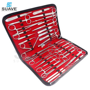 Kit básico de tijeras, fórceps, porta agujas, mango de bisturí, instrumentos quirúrgicos todo en uno de SUAVE SURGICAL INSTRUMENTS - Product Image 3