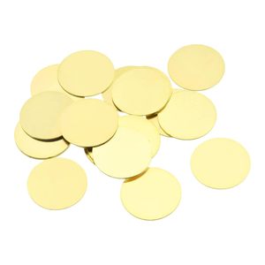 2 couleurs, breloques rondes plates en laiton, étiquettes vierges en laiton pour la fabrication de bijoux, sans nickel, 12x0,25 mm - Product Image 5