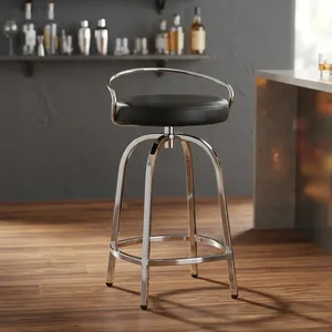 Tabourets de bar et chaises de comptoir de haute qualité pour la maison et les bars, options de couleurs rouge et noir - Product Image 3