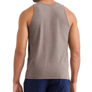 OEM personalizable hombres camiseta sin mangas de alta calidad 100% algodón más tamaño al por mayor ropa deportiva con poliéster y Spandex - Product Image 5