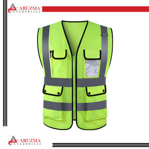 Chaleco reflectante de alta visibilidad, ropa de seguridad, barata, paquistaní - Product Image 5
