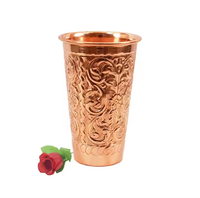 Ensemble cadeau de tasses à bière en cuivre Falah International, tasse à boire en cuivre martelé, gobelet réutilisable, écologique, vaisselle de bar, tasse en cuivre